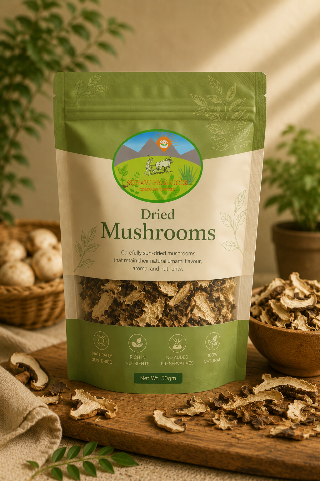 Dry Mushrooms