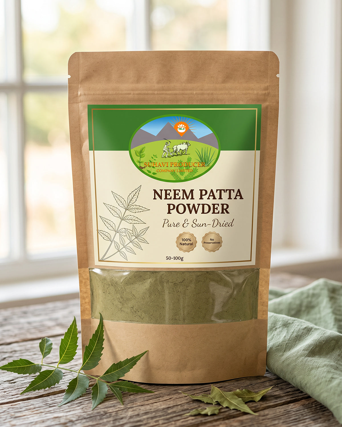 Dry Neem patta powder