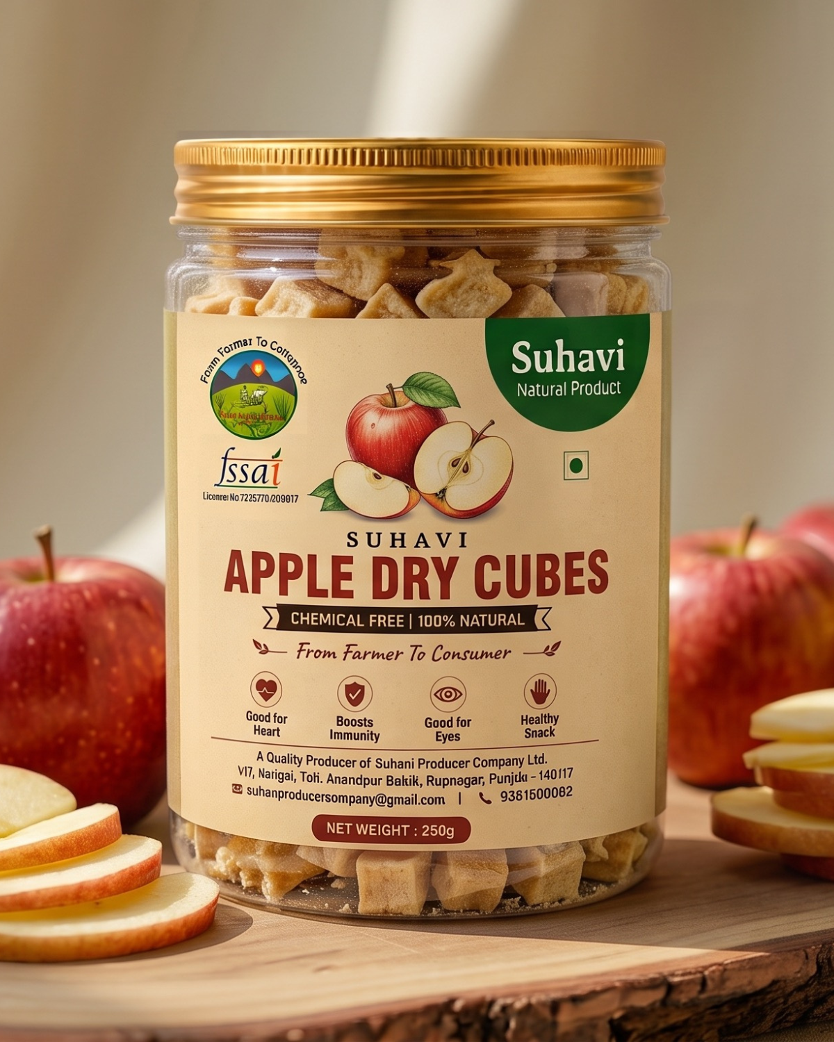 Apple Dry Cubes