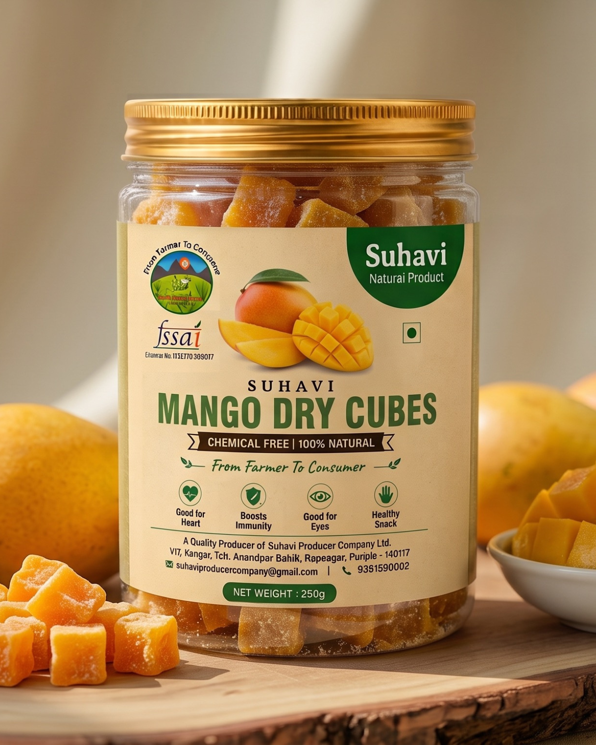 Mango Dry Cubes